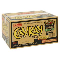 Lốc 6 ly mì Caykay kim chi ly 64g