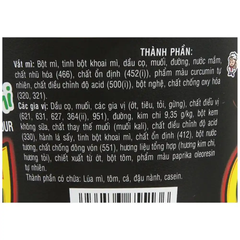 Lốc 6 ly mì Caykay kim chi ly 64g