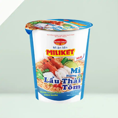 Lốc 6 ly mì Miliket vị lẩu thái tôm 65g