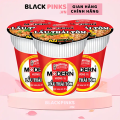 Lốc 6 ly mì Modern lẩu Thái tôm 67g