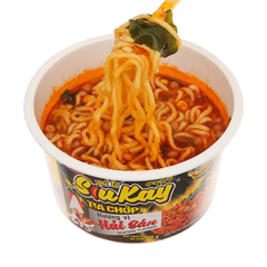 Lốc 6 tô mì hải sản SiuKay tia chớp 96g