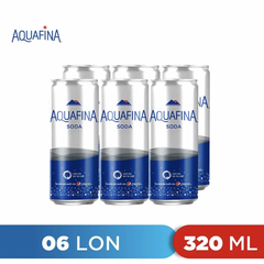 Lốc 6 lon nước soda Aquafina 320ml