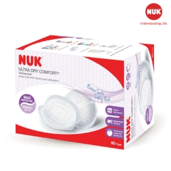 Lót thấm sữa thấm hút tốt, độ bám dính cao NUK 60 cái