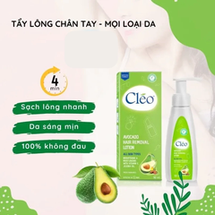 Lotion tẩy lông Cléo dạng sữa cho mọi loại da 90ml