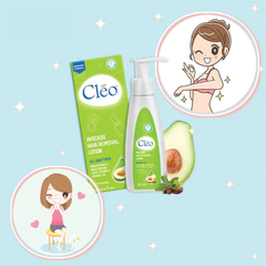 Lotion tẩy lông Cléo dạng sữa cho mọi loại da 90ml
