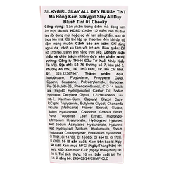 Má hồng dạng kem Silkygirl Slay All Day 10ml