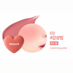 Má hồng Lilybyred dạng kem 02 Innocent Pink/ 03 Mood Rose 3.5g