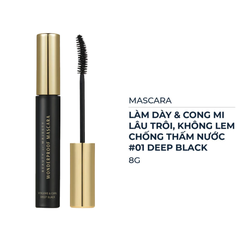 Mascara B.O.M làm dày và cong mi 01 màu đen 8g (nắp vàng)