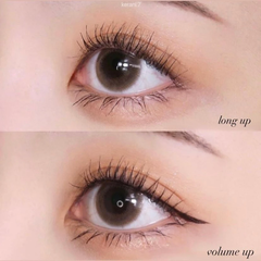 Mascara Kissme nâng cong và dày mi màu đen 6g