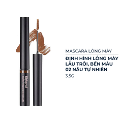 Mascara lông mày Lilybyred lâu trôi - 01 nâu sáng/02 nâu tự nhiên 3.5g
