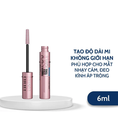 Mascara Maybelline tơi dài mi không giới hạn 6ml