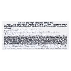 Mascara Maybelline tơi dài mi không giới hạn 6ml