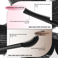 Mascara Ukiss Fireworks Bloom tăng dày và cong mi 6g