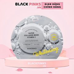 Mặt nạ Banobagi Super Collagen - bổ sung vitamin c làm sáng da/cải thiện nếp nhăn/tràm trà giảm mụn đầu đen 30g