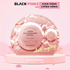 Mặt nạ Banobagi Super Collagen - bổ sung vitamin c làm sáng da/cải thiện nếp nhăn/tràm trà giảm mụn đầu đen 30g