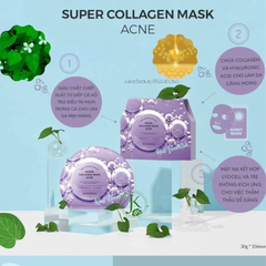Mặt nạ Banobagi Super Collagen - hỗ trợ giảm mụn/ hỗ trợ phục hồi da/cấp ẩm da căng bóng/bổ sung collagen, mờ nám 30g