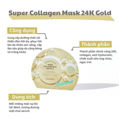 Mặt nạ Banobagi Super Collagen - hỗ trợ giảm mụn/ hỗ trợ phục hồi da/cấp ẩm da căng bóng/bổ sung collagen, mờ nám 30g