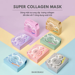 Mặt nạ Banobagi Super Collagen - hỗ trợ giảm mụn/ hỗ trợ phục hồi da/cấp ẩm da căng bóng/bổ sung collagen, mờ nám 30g