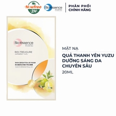 Mặt nạ Bio-Essence Bio Skin Mask quả Thanh Yên/Tảo Biển/hoa Mẫu Đơn 20ml