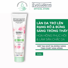 Mặt nạ Evoluderm tinh chất hoa Hồng dưỡng sáng da 150g