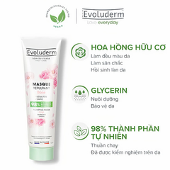 Mặt nạ Evoluderm tinh chất hoa Hồng dưỡng sáng da 150g