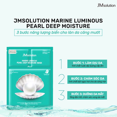 Mặt nạ JMsolution dưỡng ẩm, sáng da ngọc trai/ngọc trai đen dưỡng sáng mịn, ẩm mượt 30ml