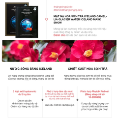 Mặt nạ JMsolution hoa trà iceland dưỡng sáng chuyên sâu/hoa nhung tuyết dưỡng ẩm/hoa cúc alaska cấp ẩm chuyên sâu 30ml