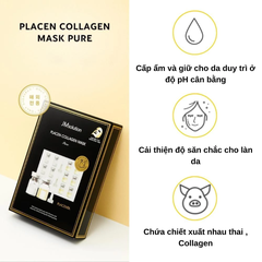 Mặt nạ JMsolution Lanolin dưỡng da đều màu, rạng rỡ/Collagen dưỡng da săn chắc, đàn hồi 30ml