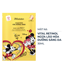 Mặt nạ JMsolution thanh yên & mật ong cấp ẩm, sáng da/vitamin đàn hồi & dưỡng sáng da/retinol ngăn ngừa lão hóa da 30ml