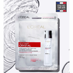 Mặt Nạ L'Oreal dưỡng da Pha Lê trắng sáng 1 Miếng