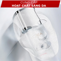 Mặt Nạ L'Oreal dưỡng da Pha Lê trắng sáng 1 Miếng