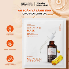 Mặt nạ Neogen Dermalogy 22% Vita C dưỡng sáng, mờ thâm 28g.