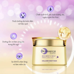 Mặt nạ ngủ Bio-essence dưỡng da tươi sáng căng mọng 50g