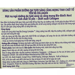 Mặt nạ ngủ Bio-essence dưỡng da tươi sáng căng mọng 50g