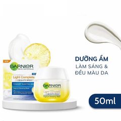 Mặt nạ ngủ Garnier tinh chất sữa chua sáng da ban đêm 50ml