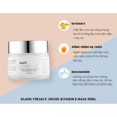 Mặt nạ ngủ Klairs dưỡng sáng da, ngừa lão hóa 90ml