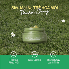 Mặt nạ ngủ môi Gilaa trẻ hóa thuần chay 10ml