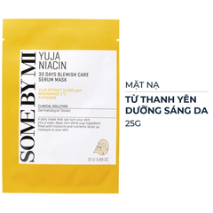 Mặt nạ Some By Mi làm sáng da chiết xuất thanh yên 25g
