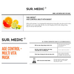 Mặt nạ Sur.Medic+ cung cấp Multi vitamin 30g
