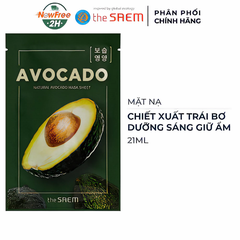 Mặt nạ The Saem chiết xuất hoa Hồng/trái Bơ/Cà Chua 21ml.
