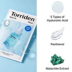 Mặt nạ Torriden dưỡng ẩm sâu cho da 27ml.