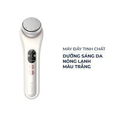 Máy đẩy tinh chất Halio dưỡng sáng nóng lạnh - màu trắng/màu hồng