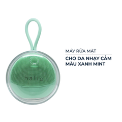 Máy rửa mặt Halio dành cho da nhạy cảm - màu xanh mint/màu hồng nhạt