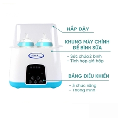 Máy tiệt trùng và hâm sữa Gluck Baby GX06