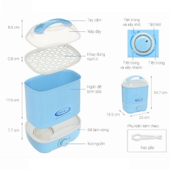 Máy tiệt trùng và sấy khô bình sữa Gluck Baby GX07