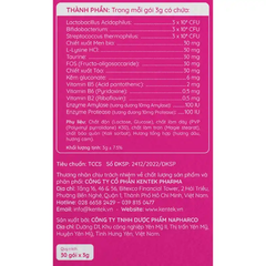 Men vi sinh Kentek Biotummy hỗ trợ giảm nguy cơ rối loạn tiêu hóa 30 gói (từ 3 tuổi)