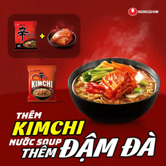 Mì cay Shin kim chi Nongshim gói 120g