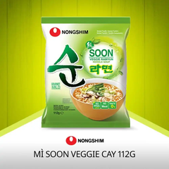 Mì chay Soon veggie Nongshim gói 112g