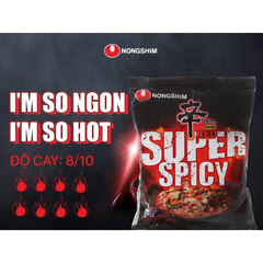 Mì siêu cay Shin red Nongshim gói 120g