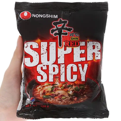 Mì siêu cay Shin red Nongshim gói 120g